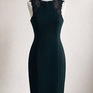 Elegant Black Lace Dress